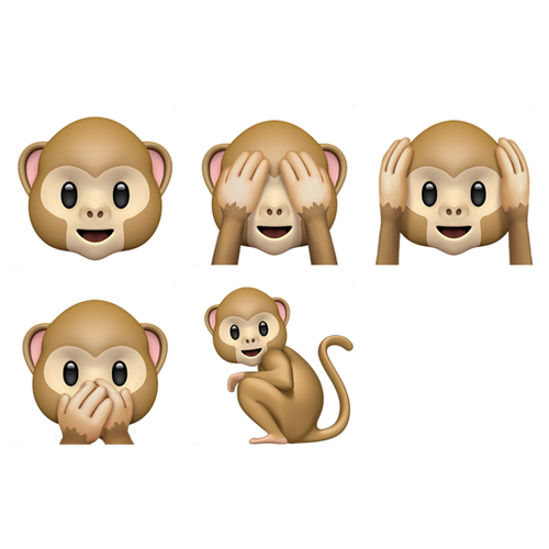 🐵🙈🙉🙊🐒 Emoji Domain iOS rendering